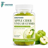 Gummies au vinaigre de cidre de pomme à marque privée pour le soutien digestif et le bien-être métabolique, à base de pectine végétalienne, OEM
