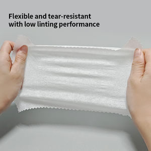 Fabrication professionnelle de tissus non tissés en coton 100% spunlace, respirants et respectueux de l'environnement, à armure toile - Product Image 5