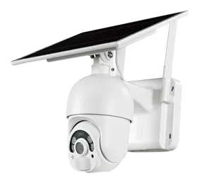 Camara sorveglianza PTZ IP Dome telecamera Wireless Wifi sicurezza della rete CCTV per interni Tuya 4g telecamera solare Full HD, scheda SD