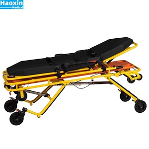 OEM <span class=keywords><strong>Medical</strong></span> Hospital  <span class=keywords><strong>Stretcher</strong></span> Ambulans Lipat Otomatis untuk Penyelamatan Darurat yang Dapat Disesuaikan dengan Papan Penyangga Tulang Belakang - Product Image 1