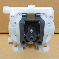 Pompe chimique à diaphragme pneumatique en alliage d'aluminium DN8, résistante aux acides, personnalisable OEM, garantie 3 ans, vente chaude, populaire en Chine