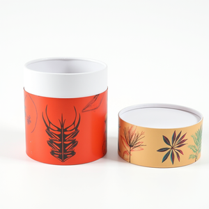Custom Printed Biodegradable Cylinder Paper Tubes Cosmetic Packaging Kraft Paper Core Tube <b>Round</b> Cardboard <b>Boxes</b> - Product Image 3