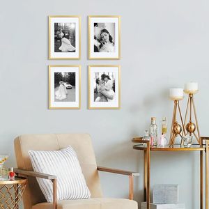 11x14 Gold <b>Frame</b> <b>Acrylic</b> Customizable Size Color Fashionable Photo <b>Frames</b> UV Printing Custom Logo Safety Packing for Wall - Product Image 2