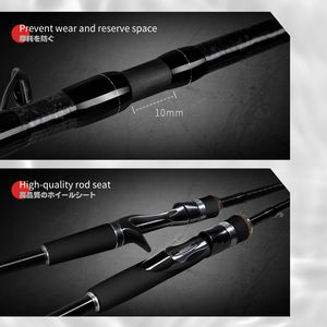 <span class=keywords><strong>Canne</strong></span> à pêche spinning haute teneur en carbone 2,13 m, <span class=keywords><strong>canne</strong></span> à lancer 2 brins M F, poids de lancer 7-25g, kit complet pour la pêche au bar et à la <span class=keywords><strong>carpe</strong></span> - Product Image 4