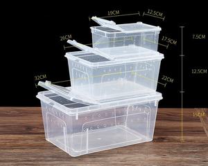 Terrario per Allevamento Rettili in Plastica Trasparente/Nera - Varie Misure Gabbia per Rettili - Product Image 6