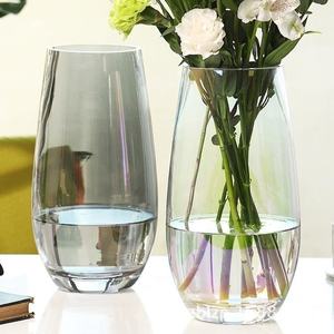 Vaso di cristallo moderno semplice in stile Ins per la casa arredamento morbido vaso di fiori ad alta trasparenza - Product Image 2