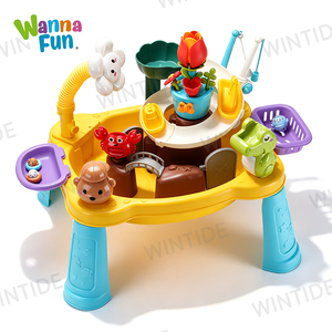 <span class=keywords><strong>Table</strong></span> d'activités aquatiques et de plage en plastique WANNA FUN avec arroseur électrique pour enfants, jouet d'été pour l'extérieur - Product Image 1
