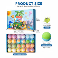 Bombes de bain colorées et sûres pour enfants, non irritantes, moussantes, amusantes pour la douche à la maison, cadeau d'anniversaire, OEM ODM