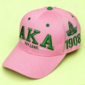 Gorra de Béisbol Personalizable Estilo AKA Sorority Fairy Tale, Color Rosa, Estilo 1908, Lavable, de Secado Rápido, para Deportes - Product Image 2