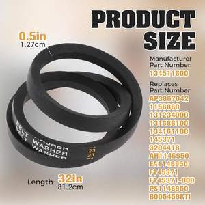W10006384 Remplacement de la <span class=keywords><strong>courroie</strong></span> d'entraînement de la machine à laver pour les laveuses <span class=keywords><strong>Whirlpool</strong></span> - Product Image 3