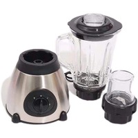 Groothandel Hoge Snelheid 2 In 1 Multifunctionele Food Mixer Elektrische Mixeur Fruit Blender Glazen Pot Blender Machine Voor Keuken
