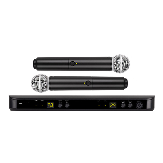 BLX288/PG58 Dual Channel Wireless Microphone System for Live Sound Reinforcement and Vocal Monitoring