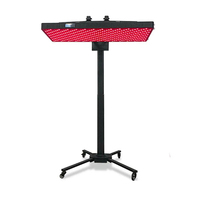 Panel de Terapia de Luz Roja LED con Soporte de Altura Ajustable y Control Remoto, Dispositivos con Soporte Eléctrico Horizontal