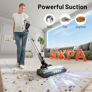 Aspirateur sans fil OEM avec écran LED, aspirateur léger et puissant, aspirateur rechargeable 6 en 1 <span class=keywords><strong>pour</strong></span> tapis, poils d'animaux - Product Image 2