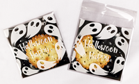 Sacs en cellophane transparents autocollants pour l'emballage de nougats, de chocolats, de biscuits et de collations pour Halloween