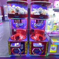 Grande machine distributrice de capsules à monnayeur, thème Espace Fantaisie, avec roues, pour centre commercial