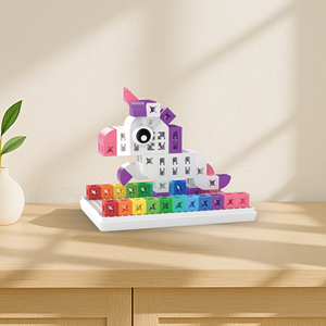 PUNGROW blocs en plastique personnalisés mignon cheval <span class=keywords><strong>licorne</strong></span> modèle jouets bricolage bloc <span class=keywords><strong>de</strong></span> construction pour filles <span class=keywords><strong>Pixel</strong></span> boîte jouets éducatifs - Product Image 5
