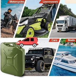 20L /5 Gal Gas Caddy-Conteneur de carburant en métal étanche pour voitures, générateurs et kits de survie Jerry Can 20L pour essence/diesel - Product Image 6