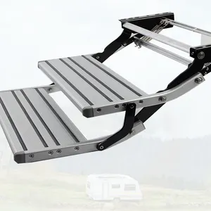 Best Price of New Design Caravan Step 550*230mm RV Double Step Folding Manual RV Step From China Supplier