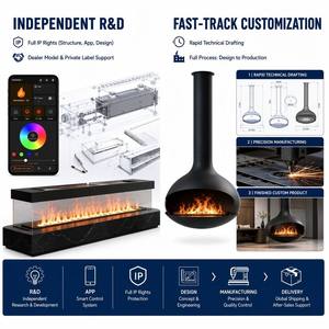 Gran oferta 70/80/90/100/<span class=keywords><strong>150</strong></span>/200 <span class=keywords><strong>cm</strong></span> <span class=keywords><strong>chimenea</strong></span> eléctrica de vapor de agua 3D decoración de sala de estar <span class=keywords><strong>chimenea</strong></span> de vapor de llama de 64 colores - Product Image 4