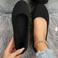 Ballerines pour femmes, élégantes et stylées, avec soutien de la voûte plantaire, bout rond confortable, faciles à enfiler et à retirer.