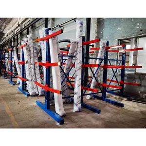 High Quality Warehouse Shelf Steel Heavy Duty Cantilever Racking System Cantilever Rack