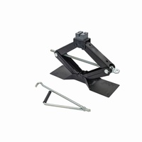 Outils pour voitures, cric à ciseaux de 1,5 tonne avec selle en PVC