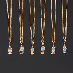 Collar <span class=keywords><strong>de</strong></span> princesa <span class=keywords><strong>de</strong></span> circón delicado para <span class=keywords><strong>mujer</strong></span>, collar con colgante <span class=keywords><strong>de</strong></span> declaración <span class=keywords><strong>de</strong></span> princesa <span class=keywords><strong>de</strong></span> cristal dorado, Bisutería - Product Image 2