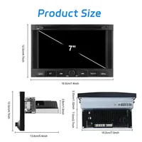 Autoradio multimédia 7 pouces pour PEUGEOT 3008 5008 Partner CITROEN Berlingo 2010-2016 Carplay Android Auto WIFI