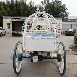 Carruaje de Calabaza Eléctrico Estilo Cenicienta con Luces, Ideal para Bodas - Product Image 5