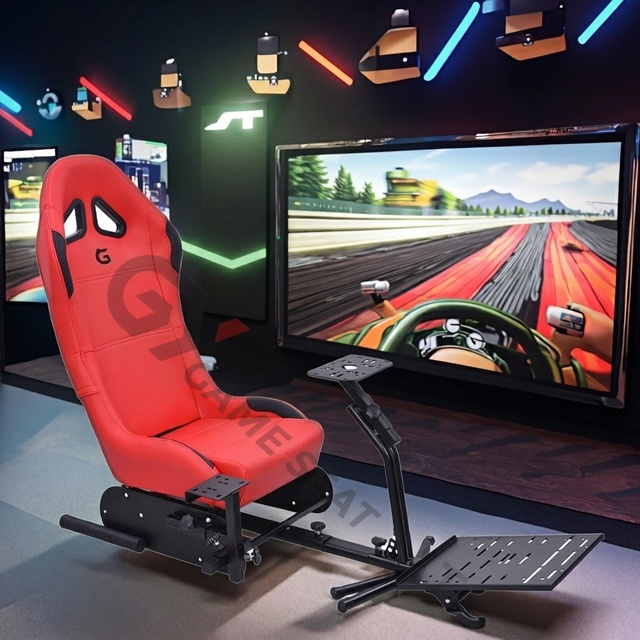 GY021 ODM Sim Rig Racing Cockpit Driving Simulator Full Set Seat Gaming Cockpit for Thrustmaster T500RS T3PA,XBox,Wii,PXN,MOZA