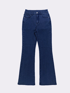 ジーンズ-ストリートスタイルハイウエストフレアデニムパンツストリートファッション弾性フィットとポケット付き - Product Image 5