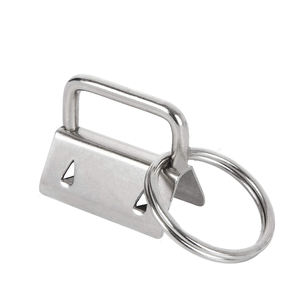 Porte-clés porte-clés en métal plaqué couleur pour ruban - Product Image 5