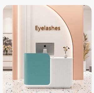 Caisse enregistreuse de <span class=keywords><strong>salon</strong></span> de beauté moderne de haute qualité avec logo personnalisable, comptoir de réception de spa, petit comptoir de réception, <span class=keywords><strong>salon</strong></span> - Product Image 5