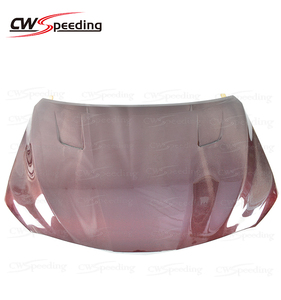 CWS STYLE RED CARBON FIBER <strong>ENGINE</strong> HOOD BONNET for 2018 TOYOTA CAMRY BODY KIT - Product Image 2
