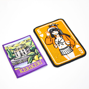 Tùy Chỉnh Phong Cách Vòng Quần Áo Vá Với Thêu Dệt Vải Và Hạt Sắt Trên Kỹ Thuật Moq 100Pcs - Product Image 1