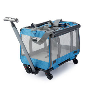 Borsa da Trasporto per Animali Domestici Pieghevole, Approvata dalle Compagnie Aeree, Traspirante in Oxford con Cerniera, per Cani e Gatti - Product Image 5