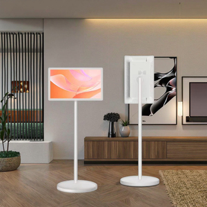 32-Inch Smart <b>TV</b> Portable With <b>LED</b> <b>Backlight</b> White Cabinet HD Definition Fitness Games Touch Screen Video <b>TV</b> <b>LED</b> <b>Backlight</b> Smart - Product Image 1