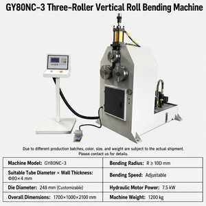Angle Steel Rolling <b>Machine</b> 3 Roller Pipe <b>Bending</b> <b>Machine</b> for Building Decoration and Furniture Frame - Product Image 2