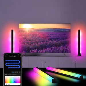 Iluminación ambiental de escritorio para sincronización de música, barras de luz Led RGB para juegos inteligentes, wifi, para TV, PC, sala de juegos - Product Image 5