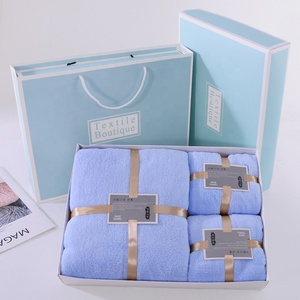Conjunto de toalla de Hotel de lujo, toalla turca de lana de Coral con logotipo personalizado de alta calidad, nuevo - Product Image 2