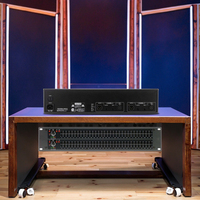 Égaliseur graphique audio passif double 31 bandes 231 avec bandes de fréquence de sortie de caisson de basses de 1/3 octaves en métal durable
