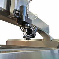 Machine de découpe à jet d'eau CNC 5 axes, scie et jet d'eau pour céramique, granit, marbre, quartz, verre, carrelage, machine de découpe à jet d'eau