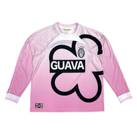 Maillot de football streetwear personnalisé unisexe, uniforme rétro à manches longues en maille respirante pour l'été, vente en gros