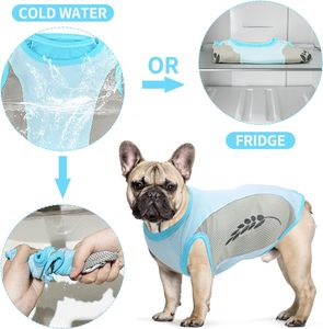 Breathable Mesh Summer Dog <b>Cooling</b> Vest for Dogs Evaporative Pet <b>Cooling</b> Vest with Reflective Strip <b>Jacket</b> Ice Dog <b>Cooling</b> Vest - Product Image 4
