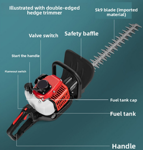 工業用グレードの片刃・両刃ガーデンバリカン、ティーツリー剪定鋏付きガソリン式ヘッジトリマー（CE認証） - Product Image 4