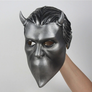 Nameless <span class=keywords><strong>Ghoul</strong></span> Mask Band BC <span class=keywords><strong>Ghoul</strong></span> Musical Band Latex Mask Halloween Horror Headgear Creative Performance Cool Cosplay Masques - Product Image 2