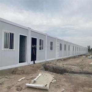 Construction Site 20Ft Prefabric Flat Pack Steel Modern Modular Container <b>House</b> Office Kiosk for Sale - Product Image 2