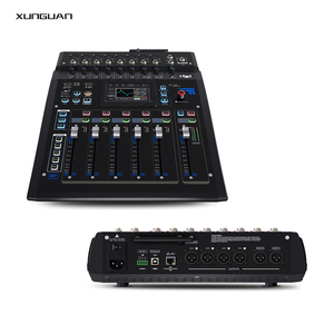 Nouvelle arrivée TF-12, console de mixage numérique 12 canaux, mixage musical <span class=keywords><strong>DJ</strong></span>, effets DSP, WIFI pour événements, studio, réunions, conférences, spectacles - Product Image 1
