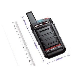 Kanglong T-230 xách tay siêu mỏng USB Walkie-Talkie nhỏ hai chiều cho đài phát thanh với tính năng ban nhạc không khí - Product Image 5